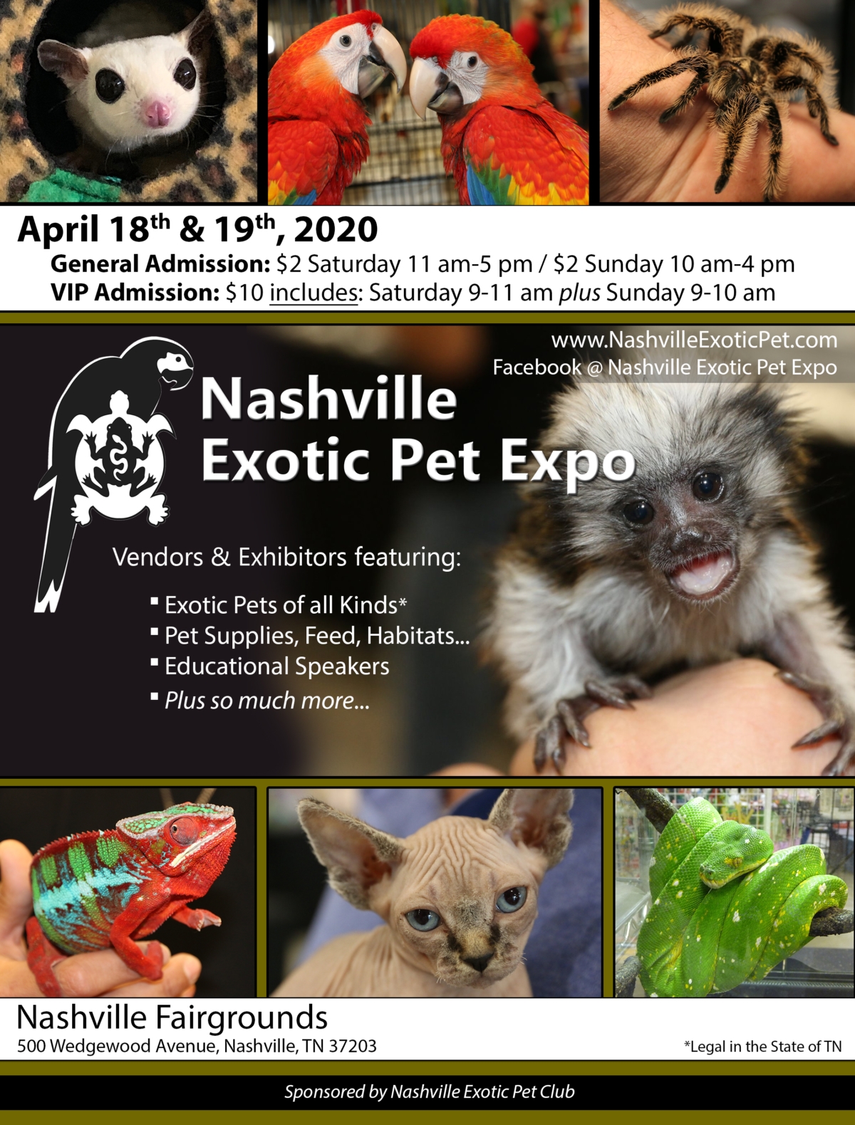 Indiana Exotic Pet Expo 2022 Wellness info for pet parents